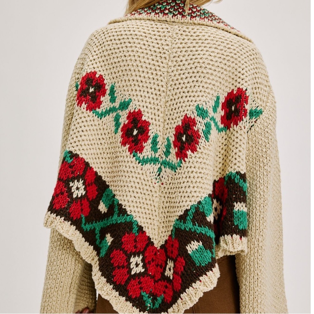 Free People Julie Girl Poncho - Picture 5 of 13
